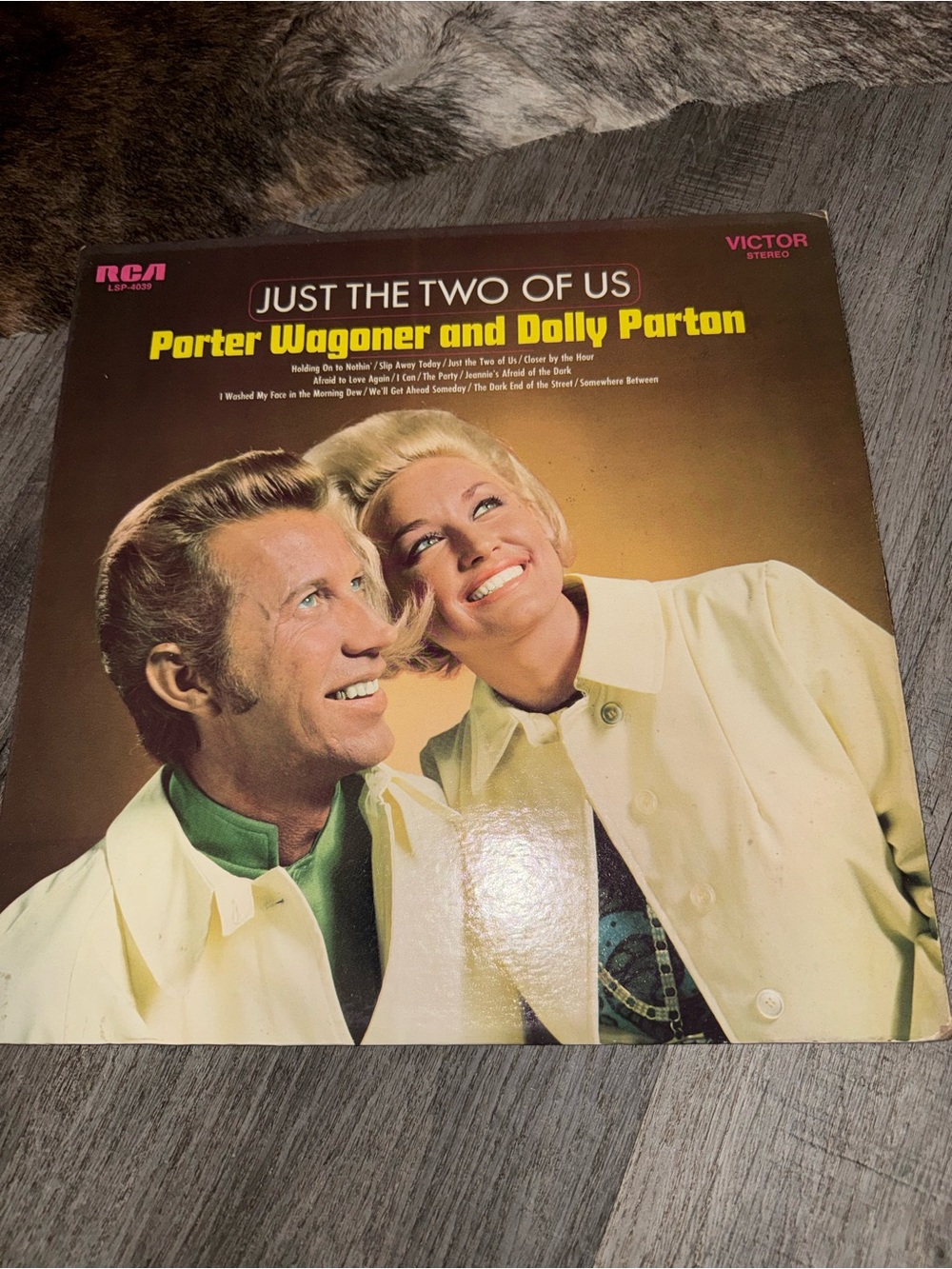 Vintage 1968 Porter Wagoner & Dolly Parton Just the Two of Us Vinyl LP LSP-4039